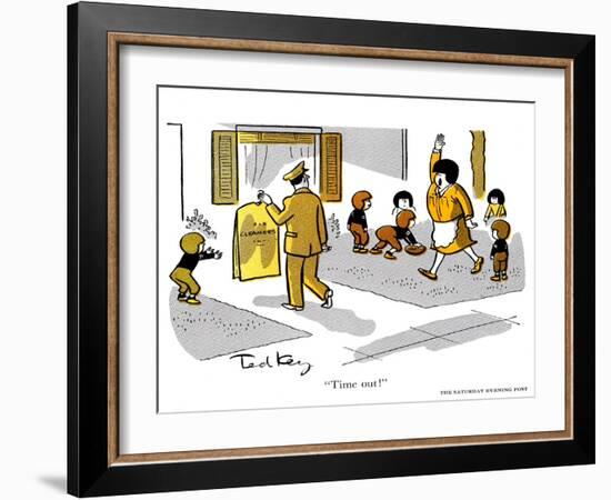 Hazel Cartoon-Ted Key-Framed Giclee Print