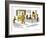 Hazel Cartoon-Ted Key-Framed Giclee Print