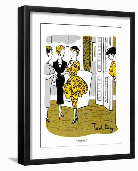 Hazel Cartoon-Ted Key-Framed Giclee Print