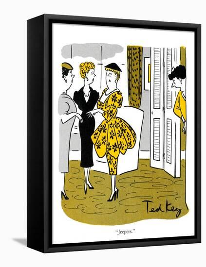 Hazel Cartoon-Ted Key-Framed Premier Image Canvas