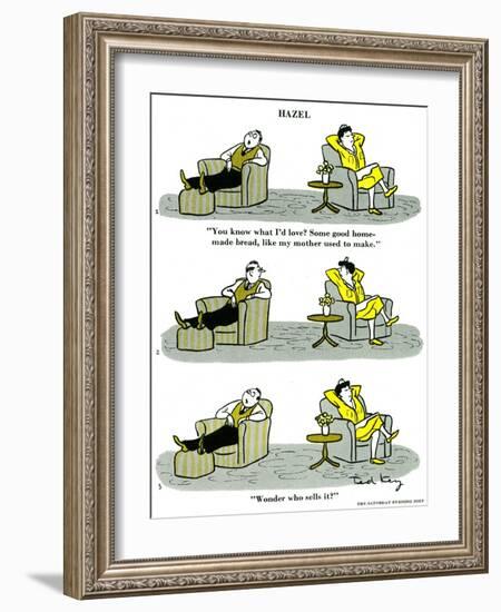 Hazel Cartoon-Ted Key-Framed Giclee Print