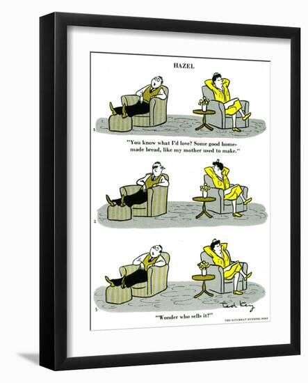 Hazel Cartoon-Ted Key-Framed Giclee Print