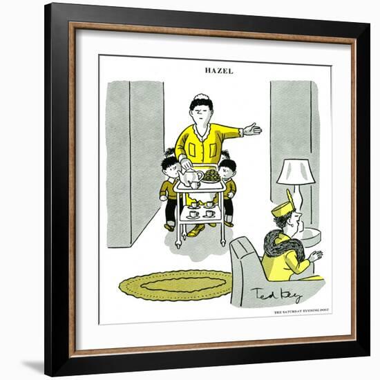 Hazel Cartoon-Ted Key-Framed Giclee Print