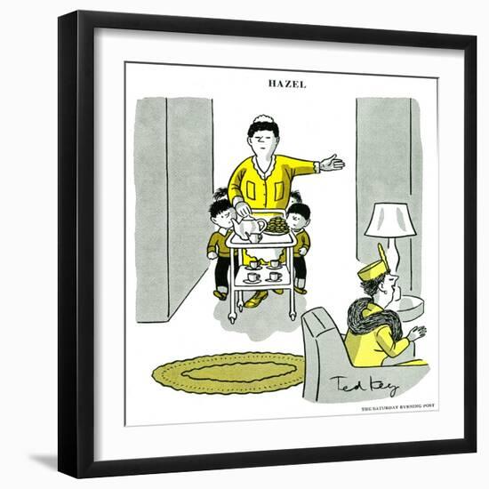 Hazel Cartoon-Ted Key-Framed Giclee Print