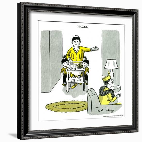 Hazel Cartoon-Ted Key-Framed Giclee Print