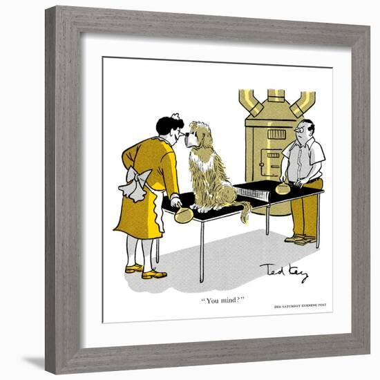 Hazel Cartoon-Ted Key-Framed Giclee Print