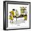 Hazel Cartoon-Ted Key-Framed Giclee Print