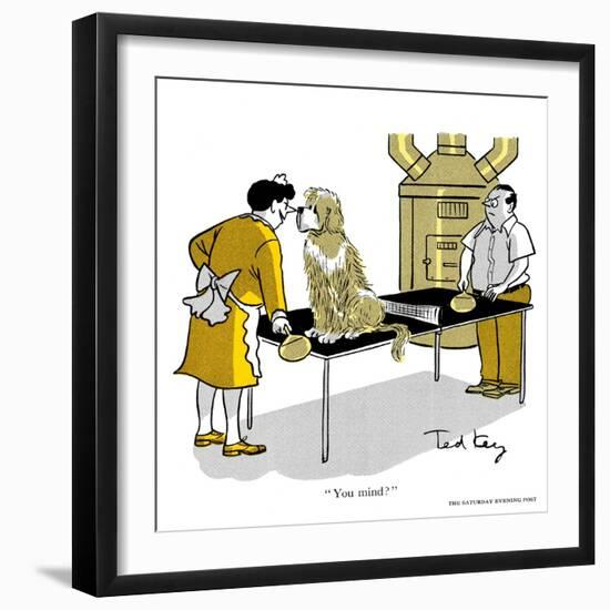 Hazel Cartoon-Ted Key-Framed Giclee Print