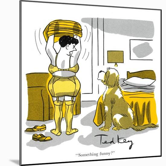 Hazel Cartoon-Ted Key-Mounted Giclee Print