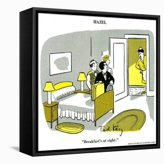 Hazel Cartoon-Ted Key-Framed Premier Image Canvas