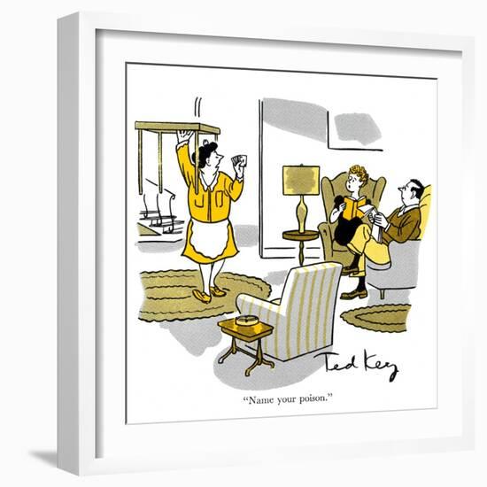 Hazel Cartoon-Ted Key-Framed Giclee Print