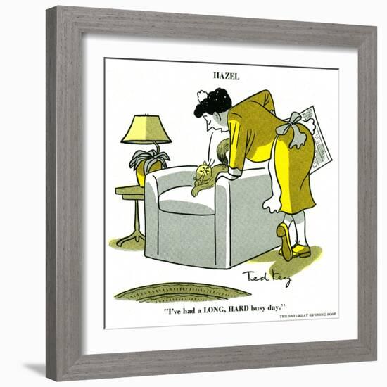 Hazel Cartoon-Ted Key-Framed Giclee Print