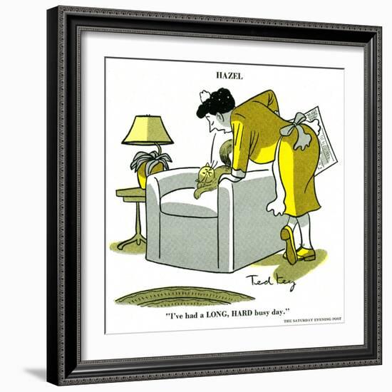 Hazel Cartoon-Ted Key-Framed Giclee Print