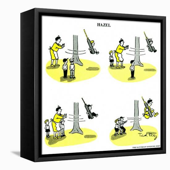 Hazel Cartoon-Ted Key-Framed Premier Image Canvas