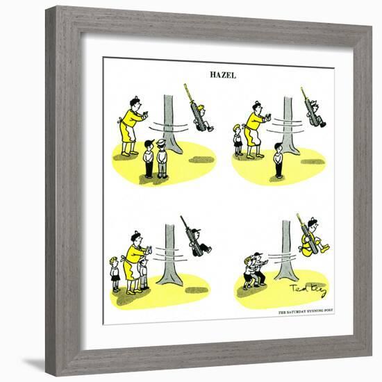 Hazel Cartoon-Ted Key-Framed Giclee Print