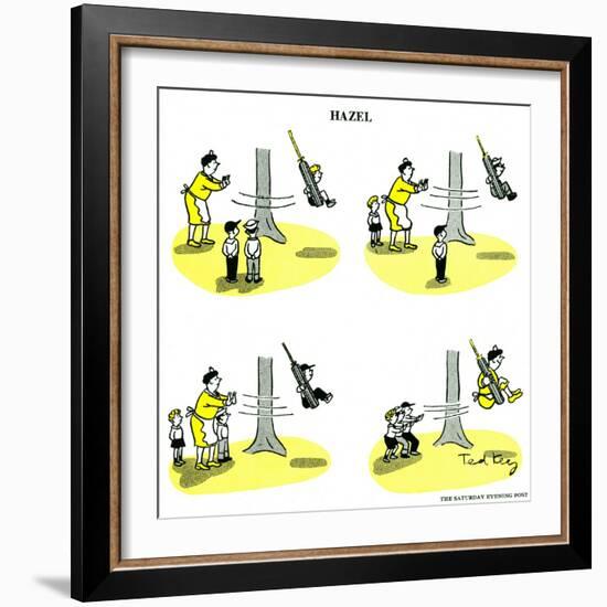 Hazel Cartoon-Ted Key-Framed Giclee Print