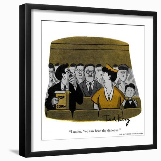 Hazel Cartoon-Ted Key-Framed Giclee Print