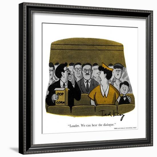 Hazel Cartoon-Ted Key-Framed Giclee Print