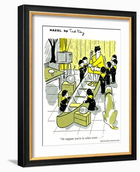 Hazel Cartoon-Ted Key-Framed Giclee Print