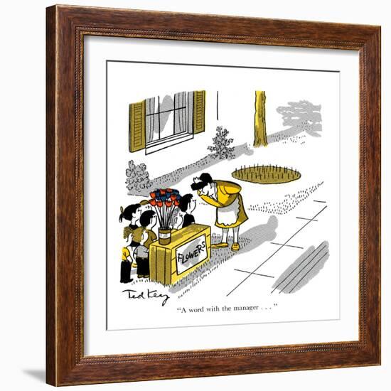 Hazel Cartoon-Ted Key-Framed Giclee Print