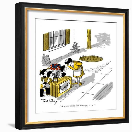 Hazel Cartoon-Ted Key-Framed Giclee Print