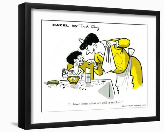 Hazel Cartoon-Ted Key-Framed Giclee Print