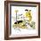 Hazel Cartoon-Ted Key-Framed Giclee Print