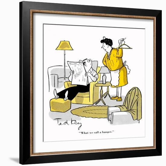 Hazel Cartoon-Ted Key-Framed Giclee Print