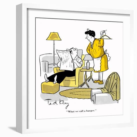 Hazel Cartoon-Ted Key-Framed Giclee Print