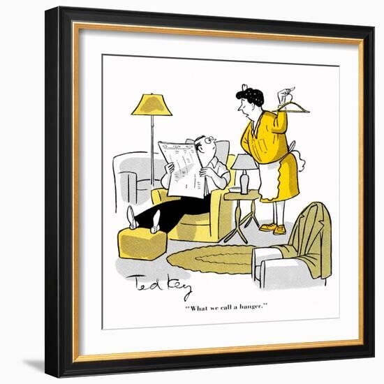 Hazel Cartoon-Ted Key-Framed Giclee Print