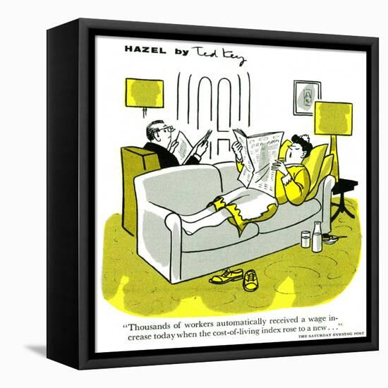 Hazel Cartoon-Ted Key-Framed Premier Image Canvas