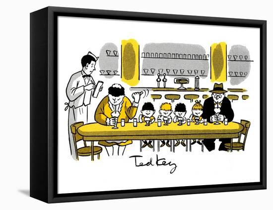 Hazel Cartoon-Ted Key-Framed Premier Image Canvas