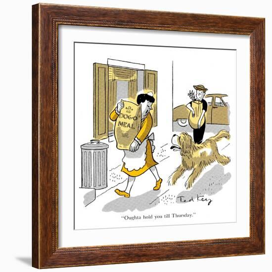 Hazel Cartoon-Ted Key-Framed Giclee Print