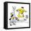 Hazel Cartoon-Ted Key-Framed Premier Image Canvas