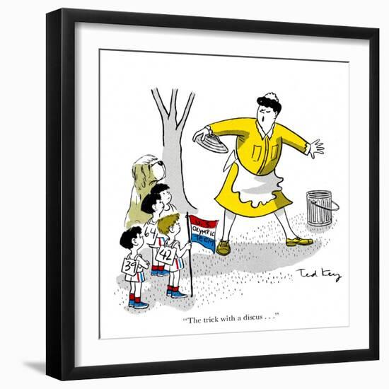 Hazel Cartoon-Ted Key-Framed Giclee Print