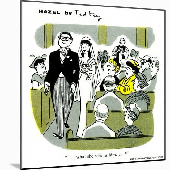 Hazel Cartoon-Ted Key-Mounted Giclee Print