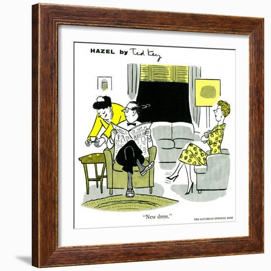 Hazel Cartoon-Ted Key-Framed Giclee Print