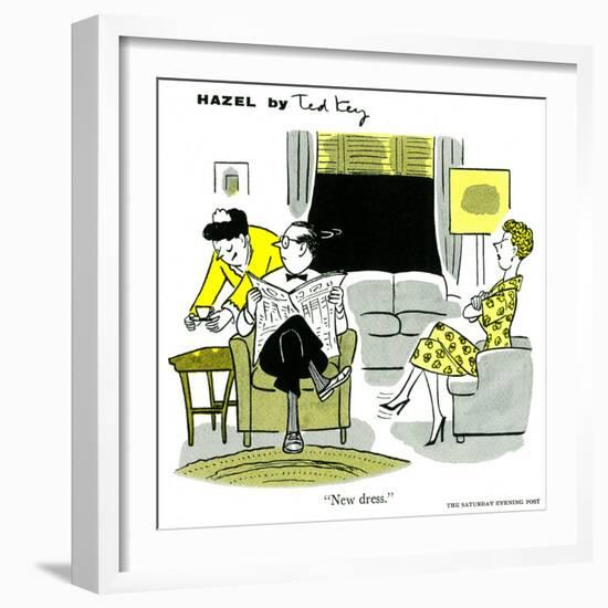 Hazel Cartoon-Ted Key-Framed Giclee Print