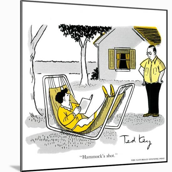 Hazel Cartoon-Ted Key-Mounted Giclee Print