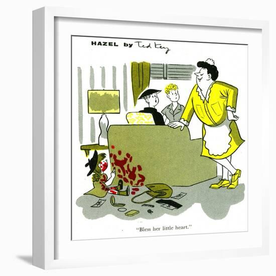 Hazel Cartoon-Ted Key-Framed Giclee Print