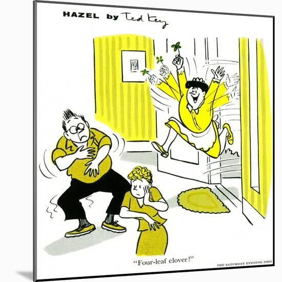 Hazel Cartoon-Ted Key-Mounted Giclee Print