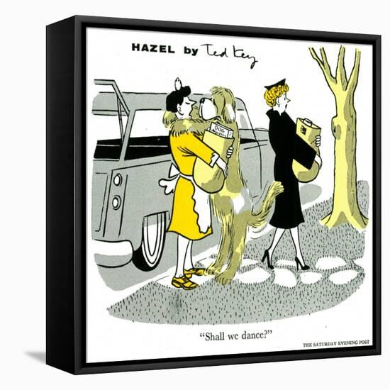 Hazel Cartoon-Ted Key-Framed Premier Image Canvas