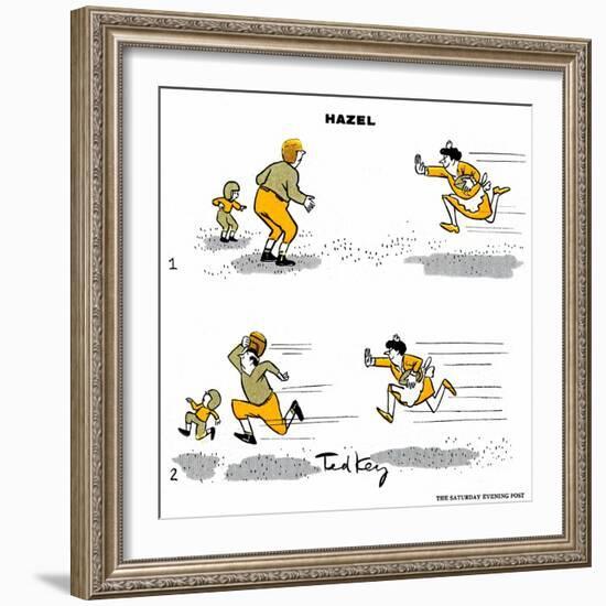 Hazel Cartoon-Ted Key-Framed Giclee Print