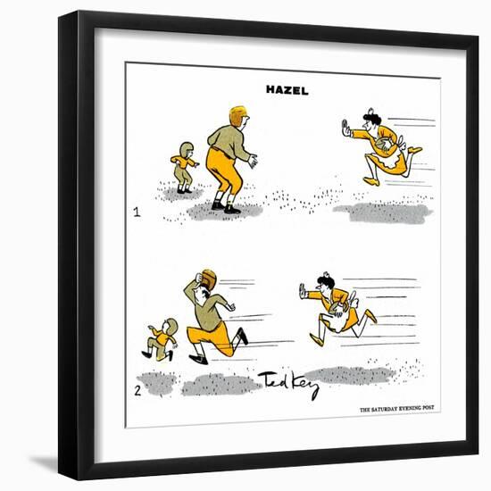 Hazel Cartoon-Ted Key-Framed Giclee Print