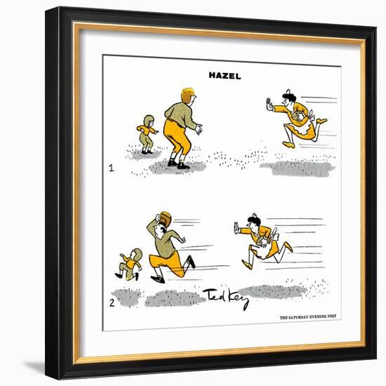 Hazel Cartoon-Ted Key-Framed Giclee Print