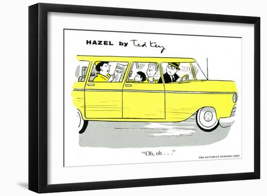 Hazel Cartoon-Ted Key-Framed Giclee Print