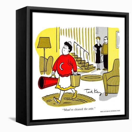 Hazel Cartoon-Ted Key-Framed Premier Image Canvas