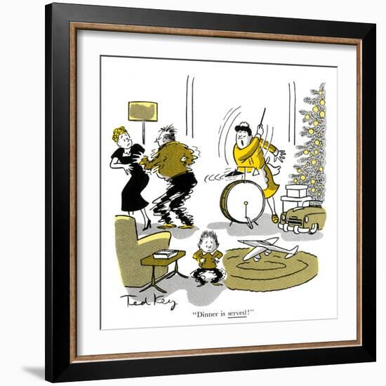 Hazel Cartoon-Ted Key-Framed Giclee Print