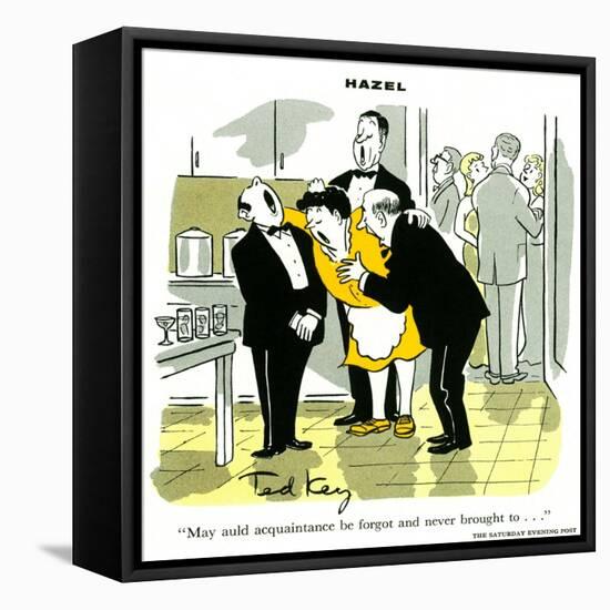 Hazel Cartoon-Ted Key-Framed Premier Image Canvas