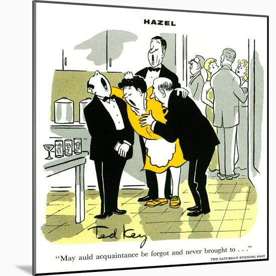 Hazel Cartoon-Ted Key-Mounted Giclee Print